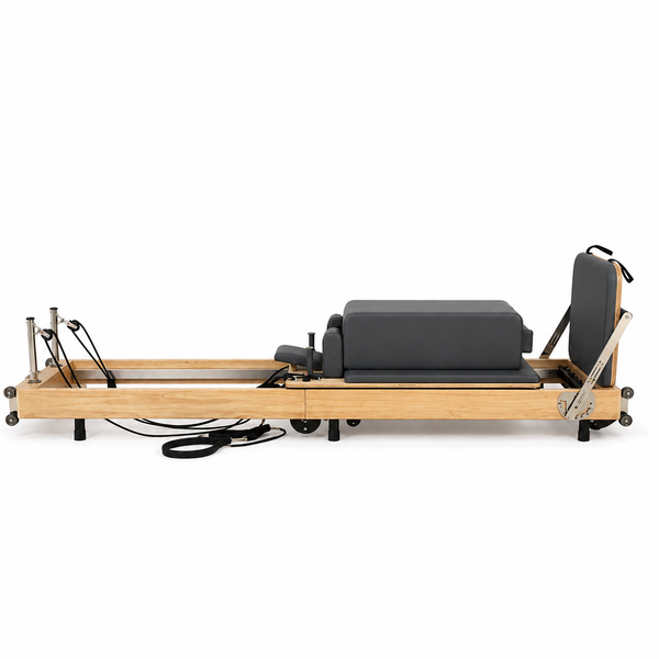 93" Wooden Foldable Pilates Reformer Machine with Springs