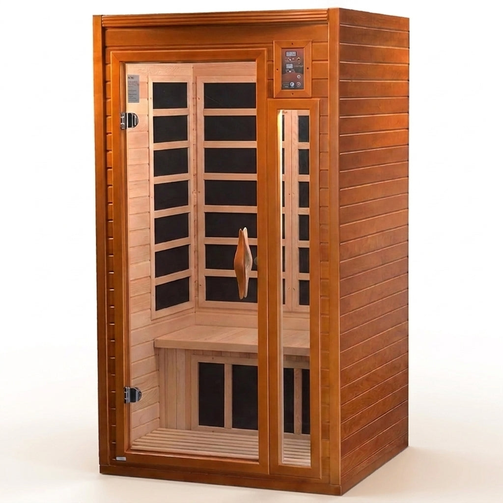 Barcelona 1 to 2 Person Low EMF FAR Infrared Home Sauna — Studio Shot