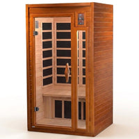 Barcelona 1 to 2 Person Low EMF FAR Infrared Home Sauna — Studio Shot