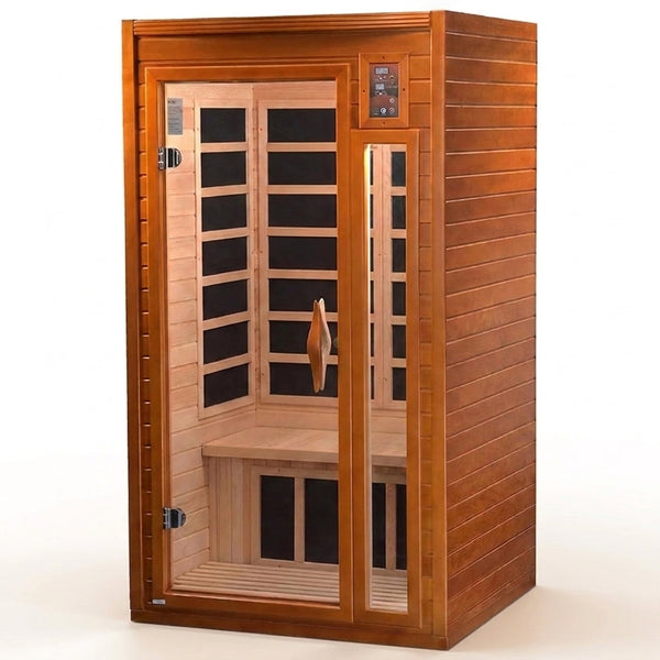 Barcelona 1 to 2 Person Low EMF FAR Infrared Home Sauna — Studio Shot