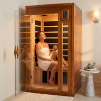 Barcelona 1 to 2 Person Low EMF FAR Infrared Home Sauna — Lifestyle