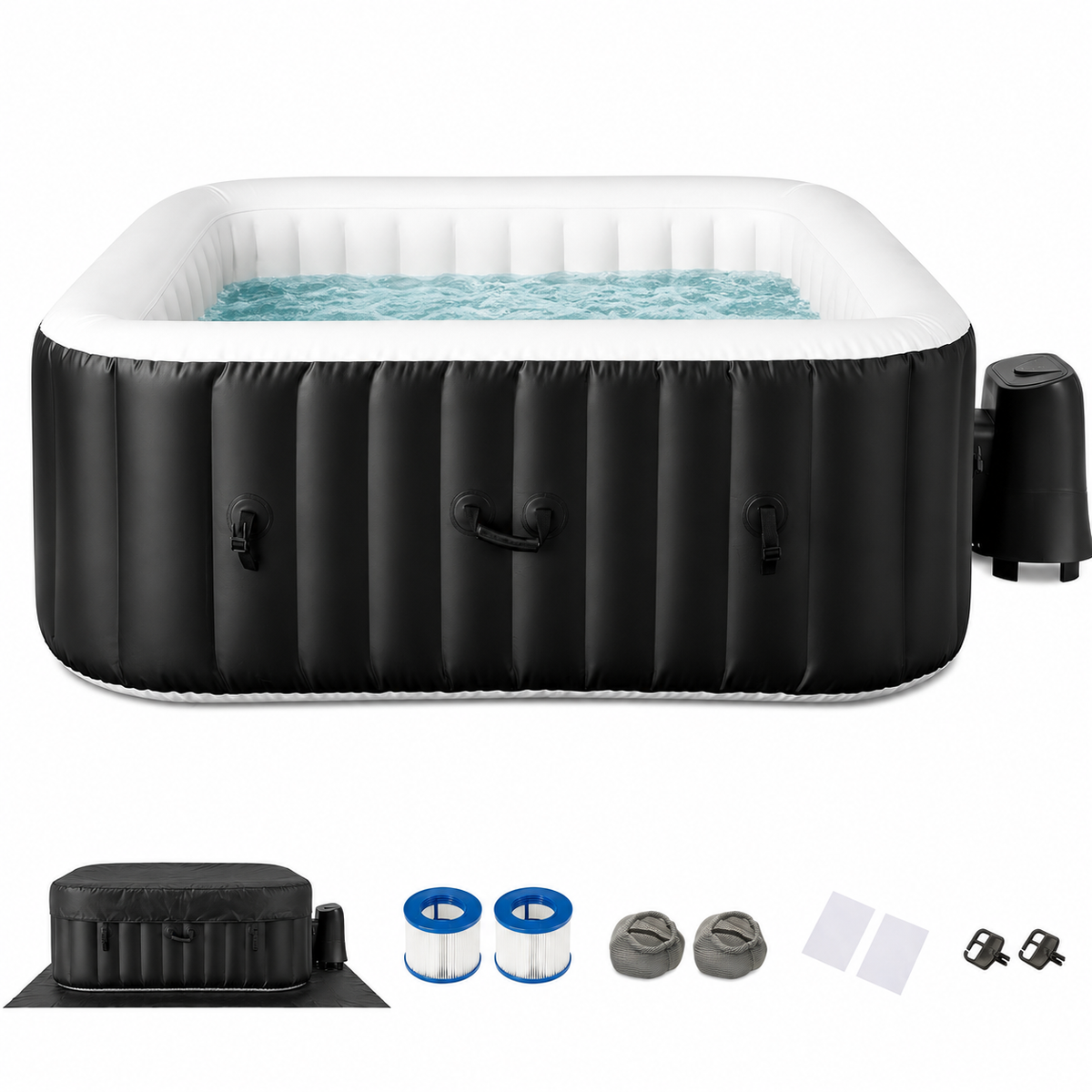 Inflatable Hot Tub with 130/110 Air Jets