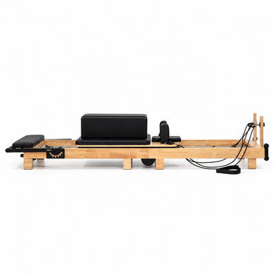 Wooden Pilates Reformer Machine for Home Fitness