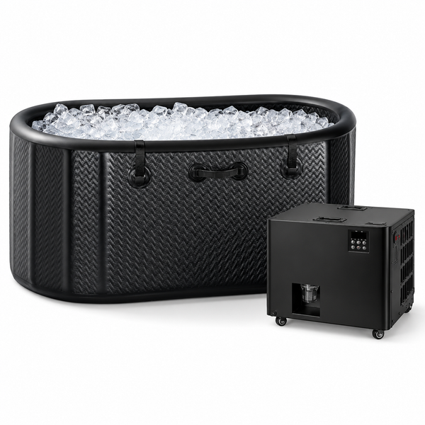 Inflatable Cold Plunge Tub with 1HP Chiller